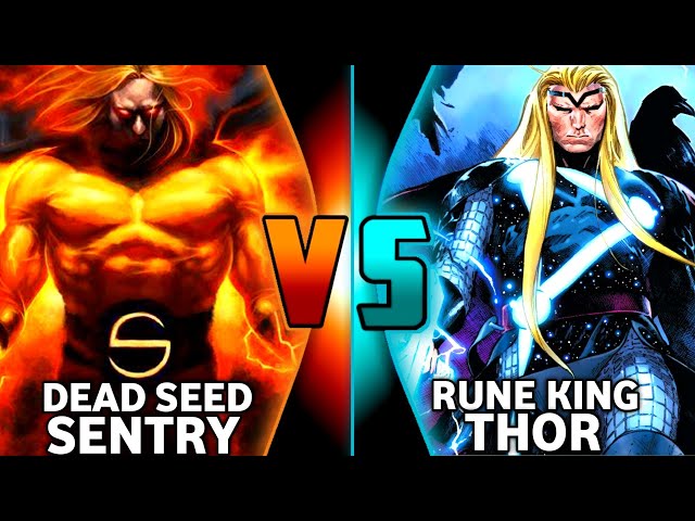 Rune King Thor Vs Death Seed Sentry ( Thor Vs Sentry Part 2) / Epic Vs battle in Hindi/ KOMICIAN