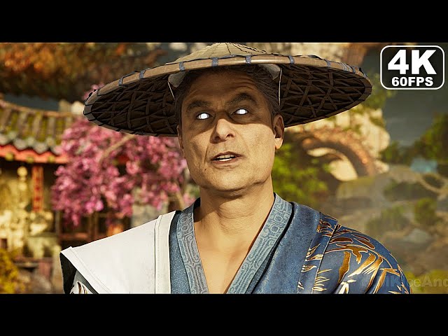 Old Raiden Reunites With Liu Kang Scene - Mortal Kombat 1