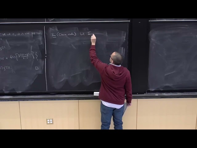 Lecture 19: Differentiation Rules, Rolle's Theorem, and the Mean Value Theorem