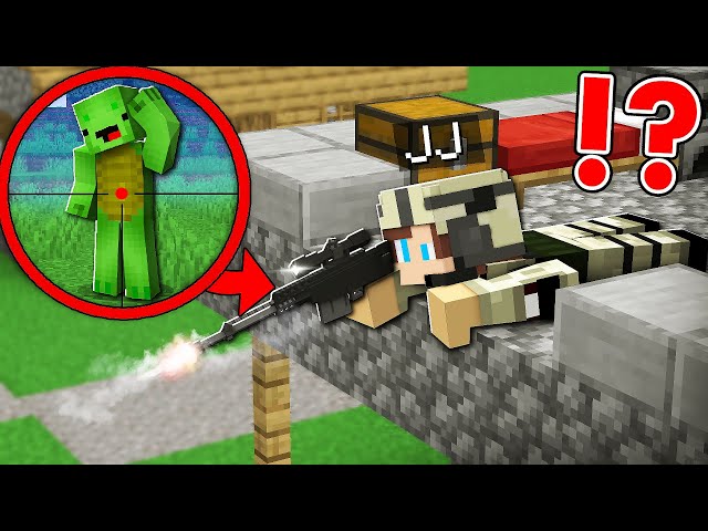 How JJ Became Secret SNIPER and HUNTING Mikey ? Snipers Hide and Seek ! - (Maizen)