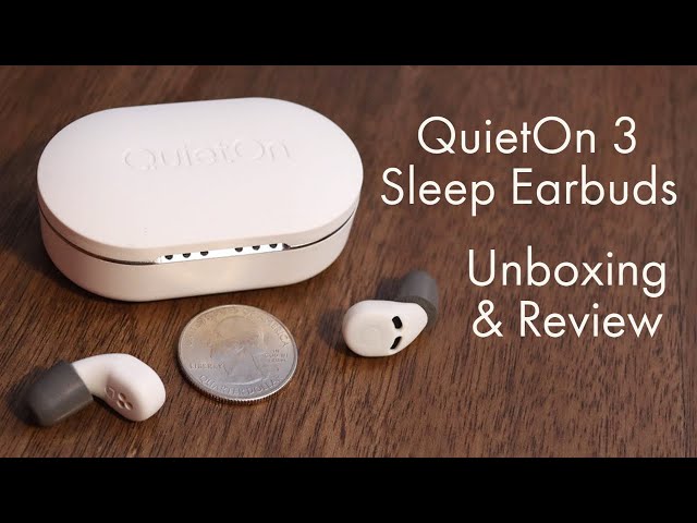 QuietOn 3 Sleep Earbuds - Unboxing, First Impressions & Review - Noise Cancelling Earbuds
