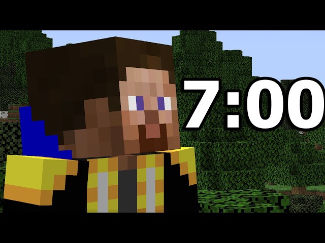 Beating Minecraft in 7 minutes (it's a weird category)