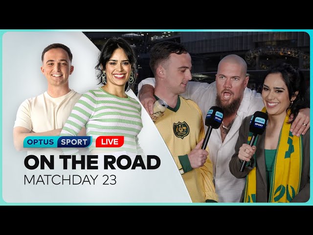 Optus Sport On The Road: Matildas v England IS HERE! Build up from outside Stadium Australia!