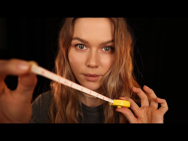 ASMR Measuring Everything on Your Face! Soft Spoken Personal Attention