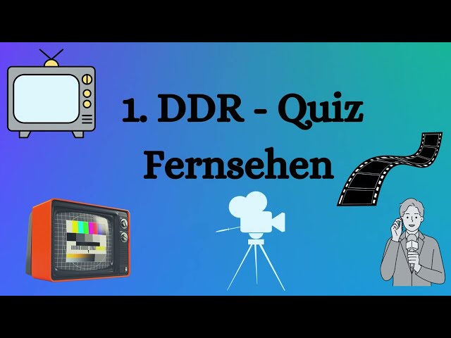 1. DDR Quiz Fernsehen
