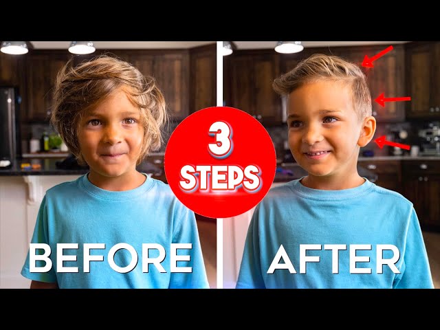 Easy Boys Haircut Tutorial | Step by Step
