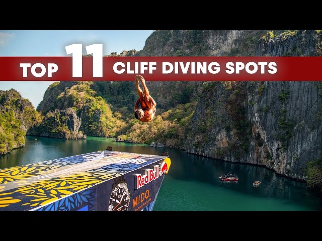 Top 11 Most Breathtaking Cliff Diving Spots In The World | Red Bull Cliff Diving