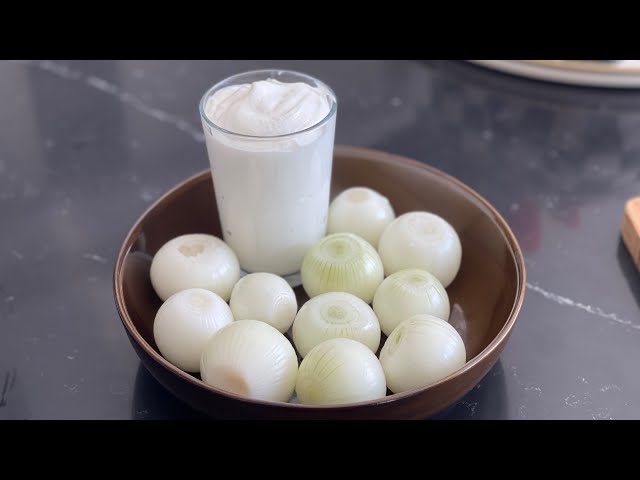 Soğan ve Bir Bardak Yoğurt Varsa Hemen Bu Tarifi Deneyin 😍  Bu Kadar Lezzetli Oluşuna İnanamadım ✅