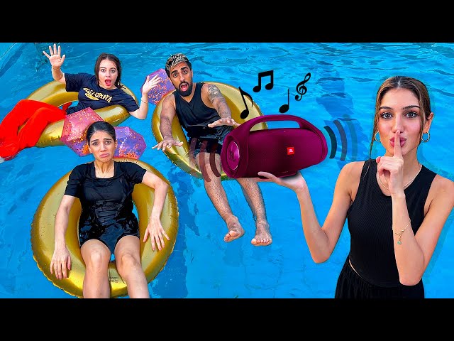 لعبة الكراسي الموسيقية في المسبح !!🏊‍♂️ 🍩