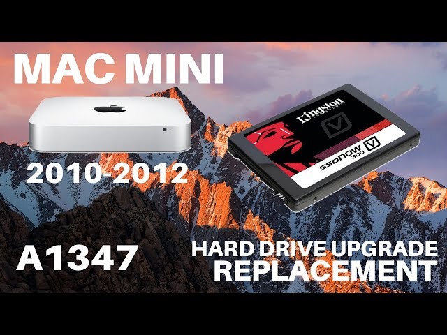 Mac Mini A1347 - Hard Drive Upgrade or Replacement (2010-2012)