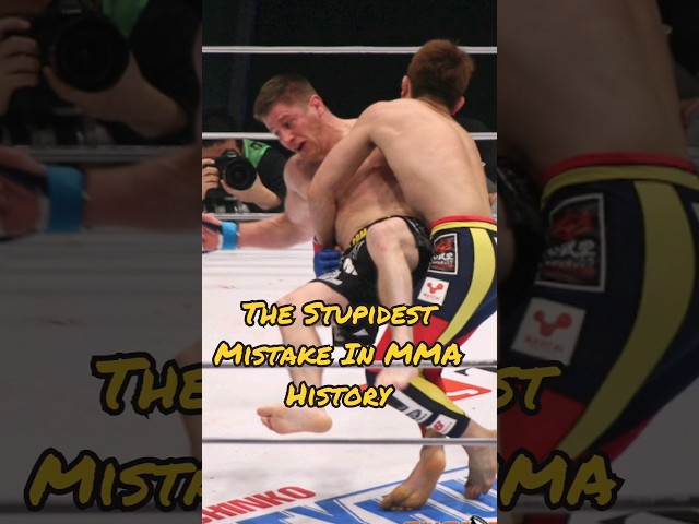 The Stupidest Mistake In MMA History #shorts