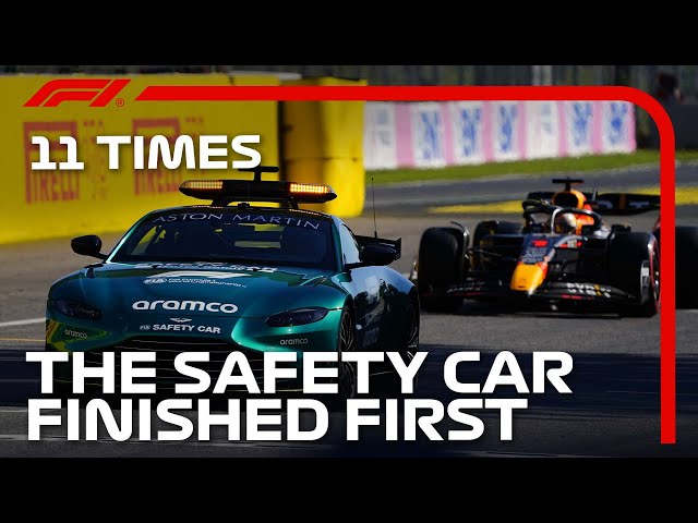 11 Times The Safety Car Finished First in F1