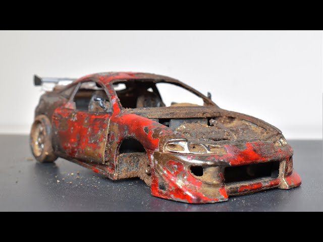 Restoration Abandoned Mitsubishi Eclipse Model Car