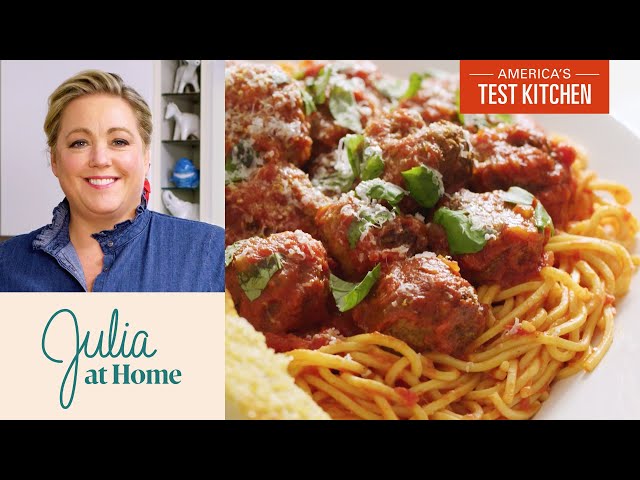 How to Make Julia's Favorite Spaghetti and Meatballs | Julia at Home