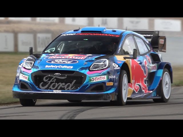 Ford Puma Rally1 WRC | Pure Sound - Tanak, Fourmaux, Wilson at Goodwood FOS