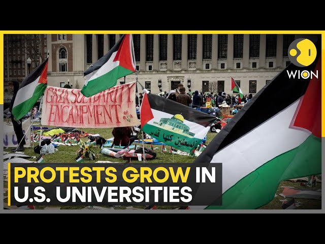 Gaza war protests intensify in US universities | Latest English News | WION