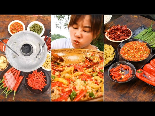 Eating chili challenge! | Funny Mukbang | TikTok Funny Video #3