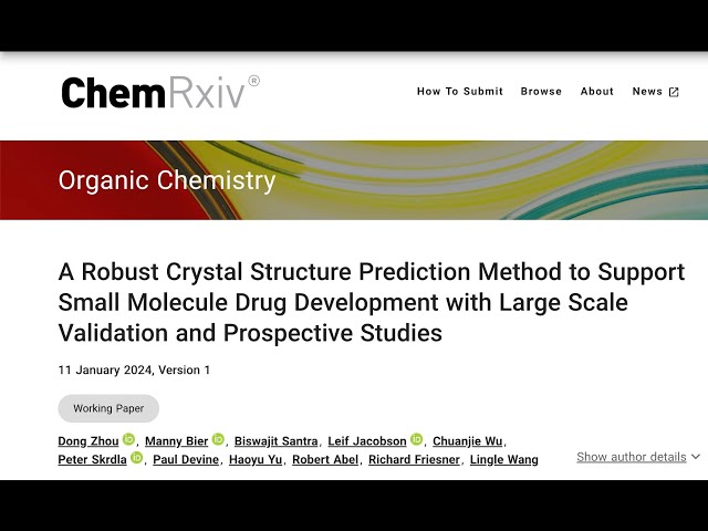 Crystal structure prediction for molecular crystals
