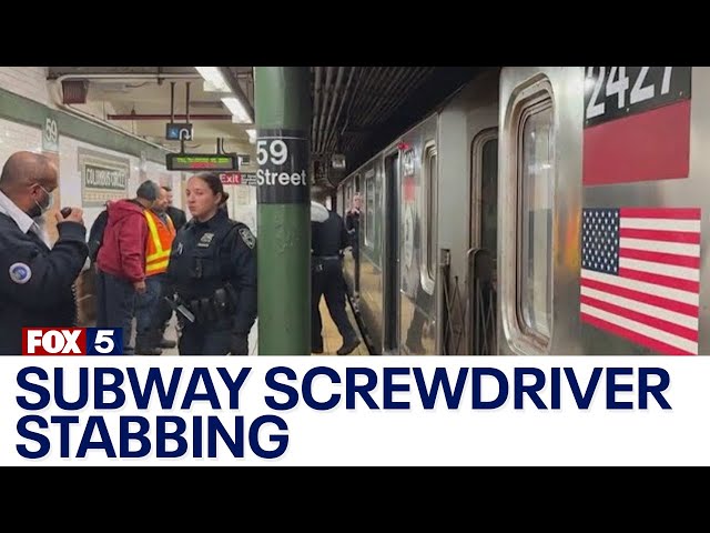 Subway screwdriver stabbing