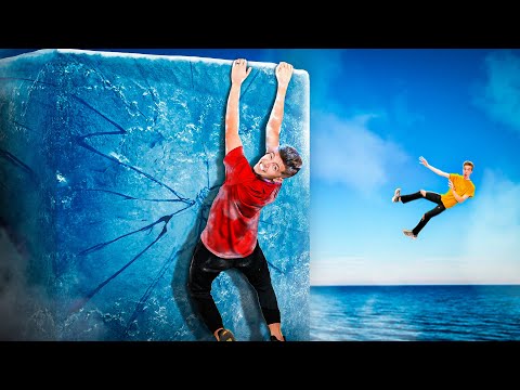 Surviving on a Giant Ice Block for 24 hours