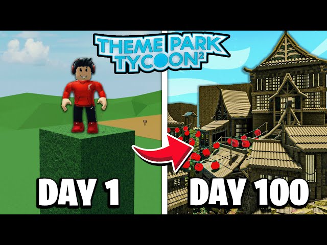 I Played Theme Park Tycoon 2 for 100 DAYS
