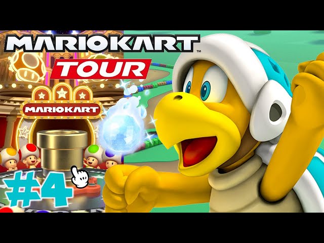 Mario Kart Tour: GOLD PIPE on Hammer Bro Tour!! - Part 4