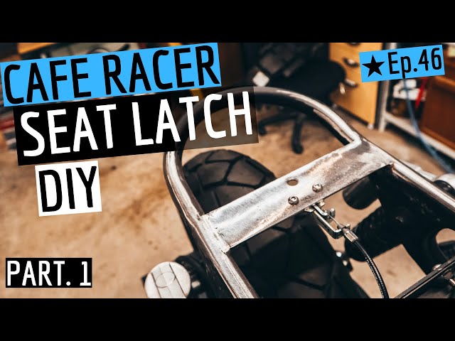 Cafe Racer Parts and DIY Seat Latch PART 1. & XV750 Virago Compression Test