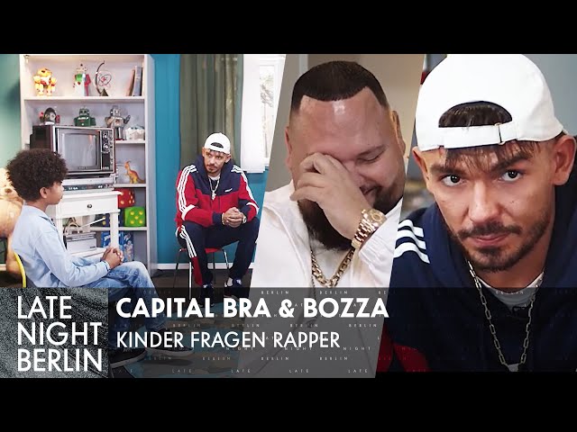 Was ist ein Bratan? Kinder fragen Rapper mit Capital Bra & Bozza | Late Night Berlin | ProSieben