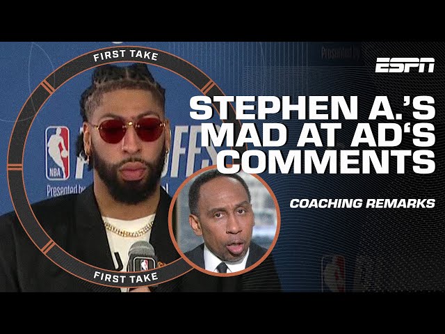'I DON'T LIKE WHAT HE DID TO DARVIN HAM' 🗣️ - Stephen A.'s UPSET with AD's comments! | First Take