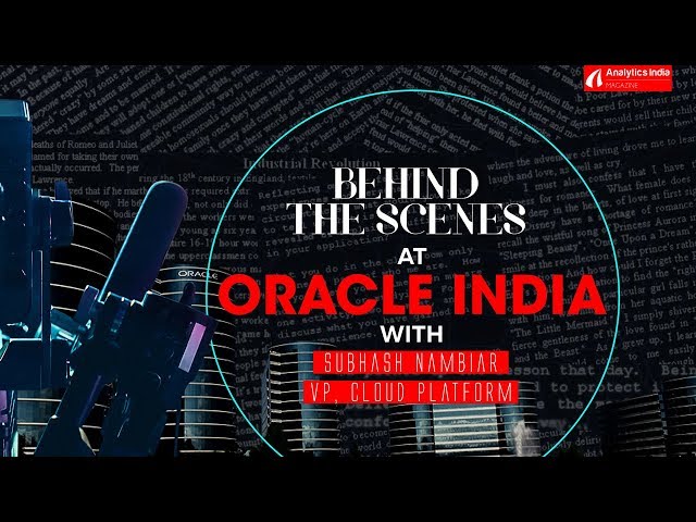 Behind The Scenes: Oracle India, Bengaluru