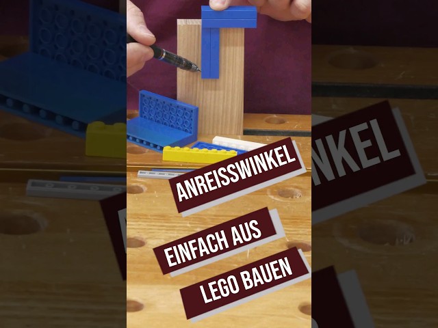 [short] -Anschlagwinkel aus LEGO (oder anderen Klemmbausteinen)  bauen - Das funktioniert wirklich!