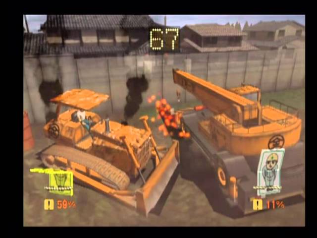 Battle Construction Vehicles Playstation 2 Gameplay