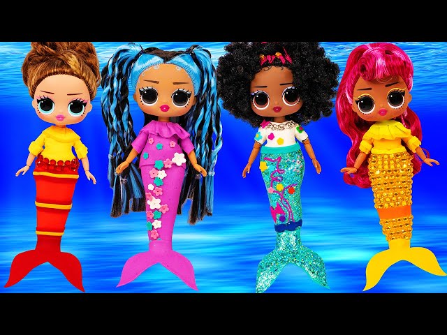 Making Mermaid Outfits for Dolls
