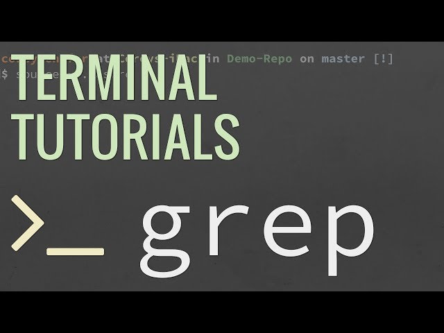 Linux/Mac Terminal Tutorial: The Grep Command - Search Files and Directories for Patterns of Text