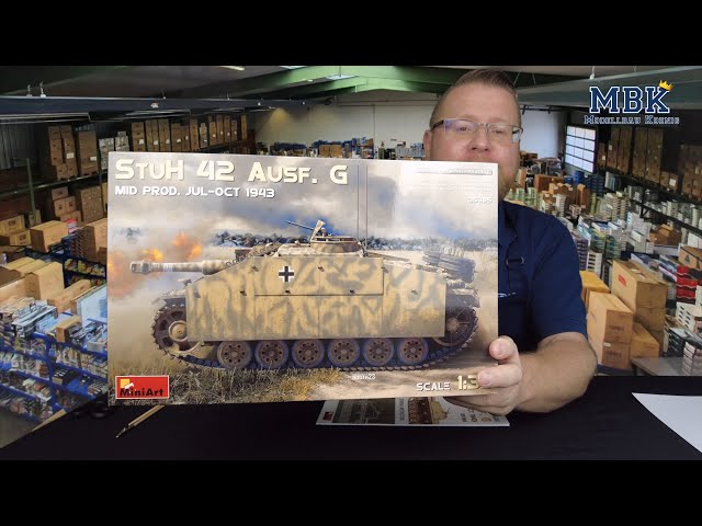 MBK unboxing #873 - 1:35 StuH 42 Ausf.G Mid. Prod. Jul.-Oct. 1943 (MiniArt 35385)