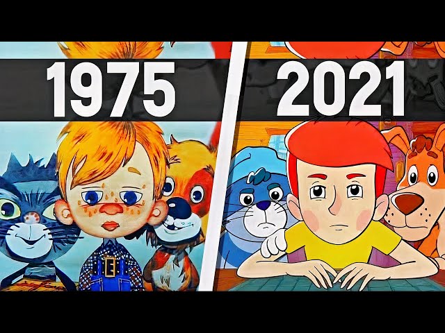 Эволюция «Простоквашино» (1975-2021)