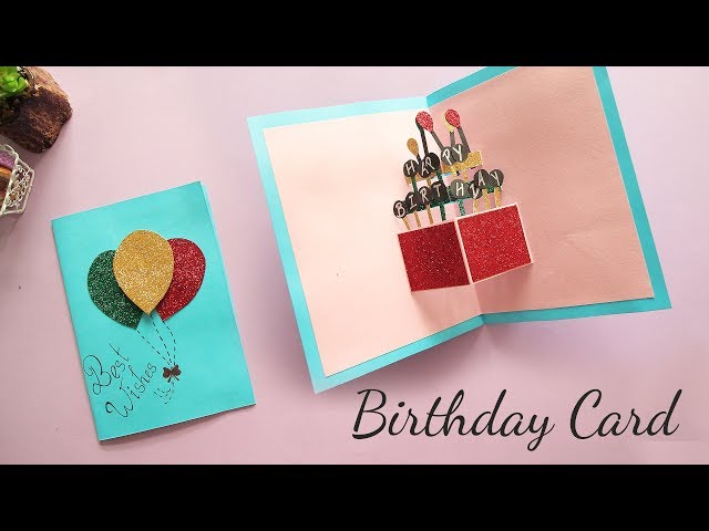 DIY Pop-up Birthday Card | Card Making | Handmade Card