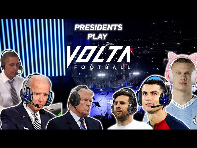 US Presidents Play FIFA 23 Volta with Messi, Ronaldo and Haaland