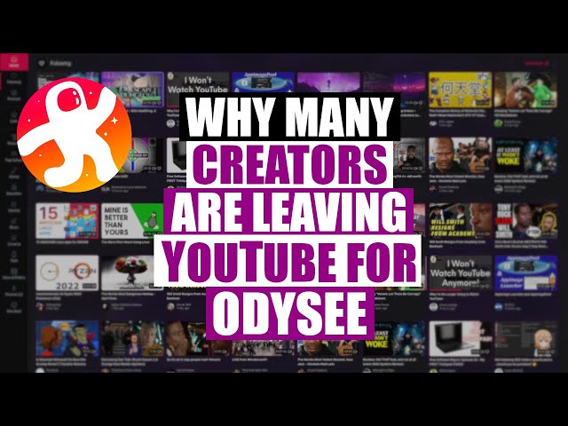 YouTube's Unfair Treatment Pushes Creators To Leave For Odysee