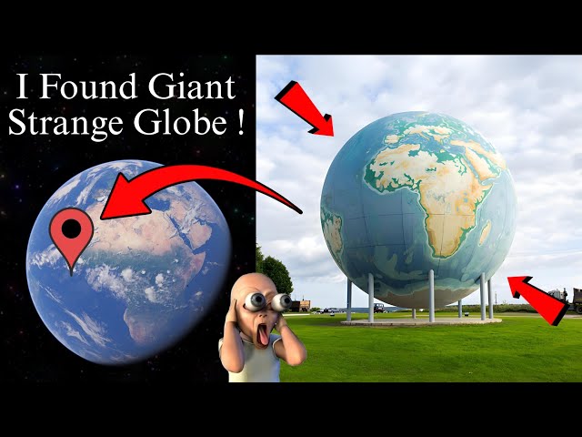 I Found Strange Globe In Real Life On Google Maps And Google Earth 😰!