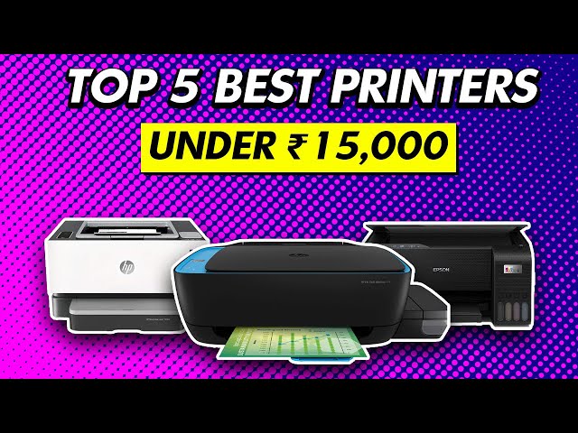 TOP 5 Best Printers Under 15000 Rupees in India 2023 | Scan, Print, Copy | All-in-One Colour Printer