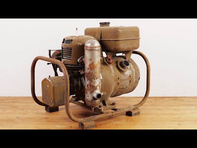 Vintage Gasoline Powered Generator Restoration