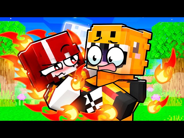 Dating a BULLY FIRE PRINCESS in Minecraft!