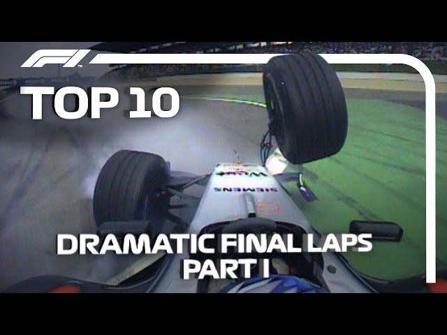Top 10 Dramatic Final Laps In F1 - Part 1