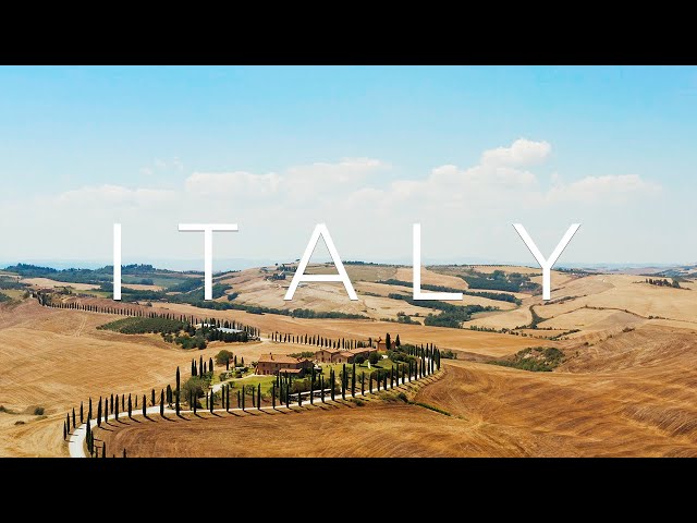 Italy 4k - The Best Places with Italian Music | Deep Relaxing Film
