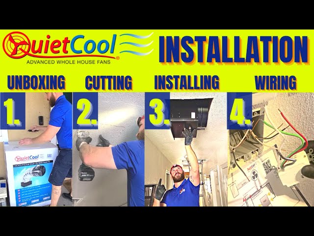 How to Install a QuietCool Whole House Fan🔧 (Updated for 2022)