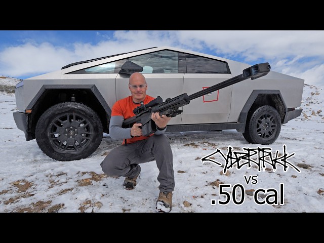Is the Cybertruck *ACTUALLY* bulletproof?!  (vs .50 cal rifle)