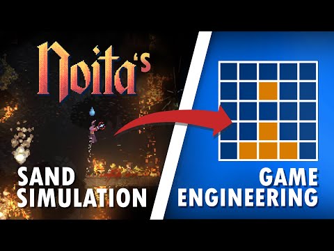 Recreating Noita's Sand Simulation in C and OpenGL | Game Engineering