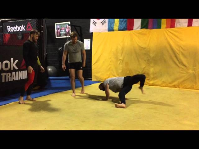 Conor McGregor and Gunnar Nelson learning with Ido Portal