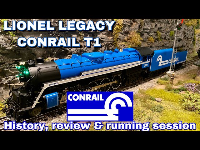 Lionel Legacy Conrail T1 #2101 review and running session BONANZA day 1